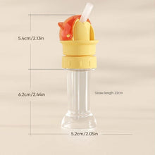 Load image into Gallery viewer, Reusable children beverage water bottle straw lid