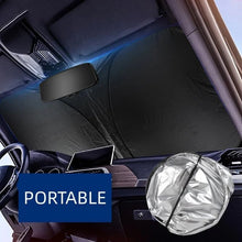 Load image into Gallery viewer, Windshield Sunshade Foldable Sun Shield