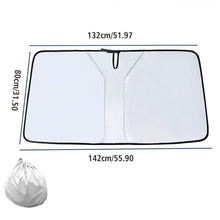 Load image into Gallery viewer, Windshield Sunshade Foldable Sun Shield