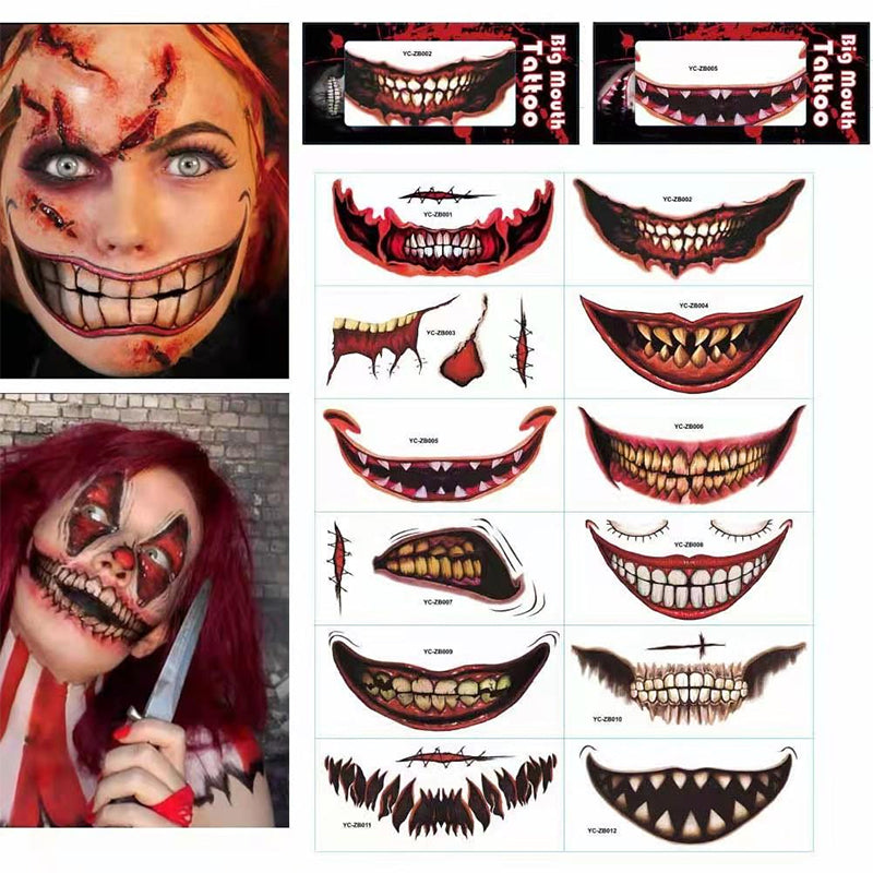 🎃Halloween prank makeup temporary tattoo🎃