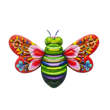 Load image into Gallery viewer, Iron Bee Art Sculpture Hanging Wall Decorations for Garden