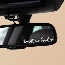 Load image into Gallery viewer, Letter &amp; Heart Pattern Car Rearview Mirror Sticker