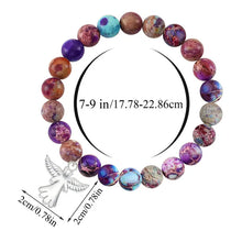 Load image into Gallery viewer, Angel Wings Healing Crystal Bracelet