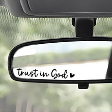 Load image into Gallery viewer, Letter &amp; Heart Pattern Car Rearview Mirror Sticker