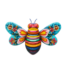 Load image into Gallery viewer, Iron Bee Art Sculpture Hanging Wall Decorations for Garden