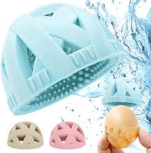 Load image into Gallery viewer, Reusable Silicone Egg Cleaning Brush