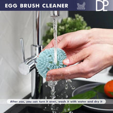 Load image into Gallery viewer, Reusable Silicone Egg Cleaning Brush