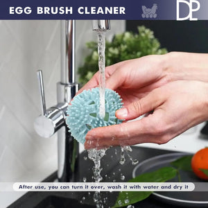 Reusable Silicone Egg Cleaning Brush