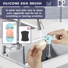 Load image into Gallery viewer, Reusable Silicone Egg Cleaning Brush