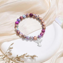 Load image into Gallery viewer, Angel Wings Healing Crystal Bracelet