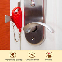 Load image into Gallery viewer, Portable Security Door Lock