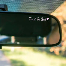 Load image into Gallery viewer, Letter &amp; Heart Pattern Car Rearview Mirror Sticker