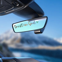 Load image into Gallery viewer, Letter &amp; Heart Pattern Car Rearview Mirror Sticker