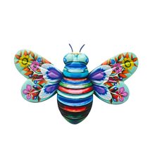 Load image into Gallery viewer, Iron Bee Art Sculpture Hanging Wall Decorations for Garden