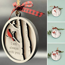 Load image into Gallery viewer, Handmade Memorial Ornament With Cardinals