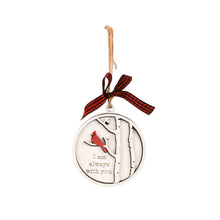 Load image into Gallery viewer, Handmade Memorial Ornament With Cardinals