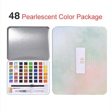 Load image into Gallery viewer, Glitter/Metallic Watercolor set