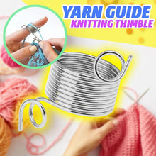 Load image into Gallery viewer, Yarn Guide Knitting Thimble