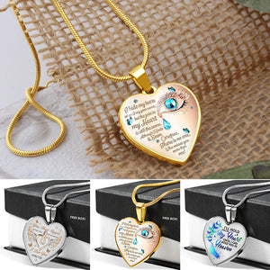 Hide My Tears My Heart Stopped- Necklace