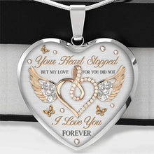 Load image into Gallery viewer, Hide My Tears My Heart Stopped- Necklace