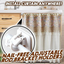 Load image into Gallery viewer, Nail-free Adjustable Rod Bracket Holders