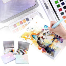 Load image into Gallery viewer, Glitter/Metallic Watercolor set