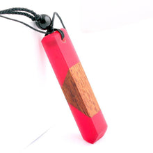 Load image into Gallery viewer, Wood Resin Necklace Pendant