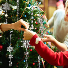 Load image into Gallery viewer, Crystal Christmas Snowflake Ornaments