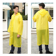 Load image into Gallery viewer, Unisex Reusable Portable Frosted Raincoat