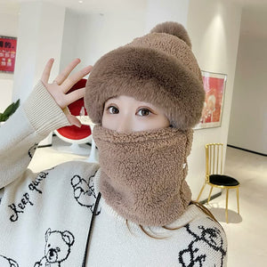 ❄️Women's Cycling Windproof Scarf Hat🔥