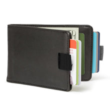 Load image into Gallery viewer, Handmade slim Leather Pull-Out Wallet