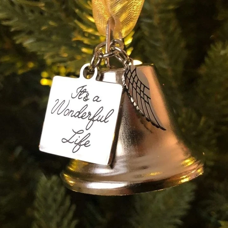 🎄EARLY CHRISTMAS SALE-49% OFF-Christmas ornaments angel wings bell-memorial christmas gift🎅