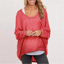 Load image into Gallery viewer, Loose Pullover Solid Color T-Shirt