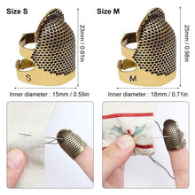 Load image into Gallery viewer, 2 Pack Sewing Thimble Finger Protector