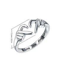 Load image into Gallery viewer, To My Daughter ‘I Love You Forever’ Heart Ring