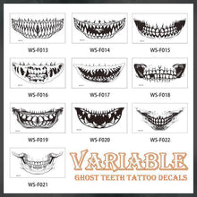 Load image into Gallery viewer, 🎃Halloween prank makeup temporary tattoo🎃