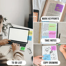 Load image into Gallery viewer, Multibey Transparent Sticky Notes