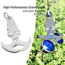 Load image into Gallery viewer, Stainless Steel Survival Folding Grappling Gravity Hook