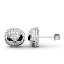 Load image into Gallery viewer, Jack Skull Metal Skull Earrings