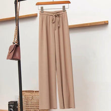 Load image into Gallery viewer, Ice Silk Wide Leg Women&#39;s Pants