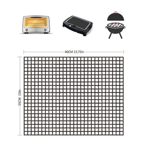 Reusable PTFE-Fiberglass Grill Mat