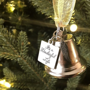 🎄EARLY CHRISTMAS SALE-49% OFF-Christmas ornaments angel wings bell-memorial christmas gift🎅