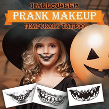 Load image into Gallery viewer, 🎃Halloween prank makeup temporary tattoo🎃