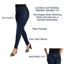 Load image into Gallery viewer, Hirundo Women&#39;s Stretch Denim Jeans