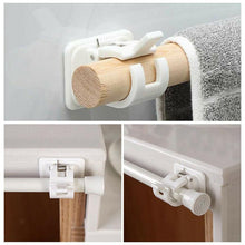 Load image into Gallery viewer, Nail-free Adjustable Rod Bracket Holders (2pcs)