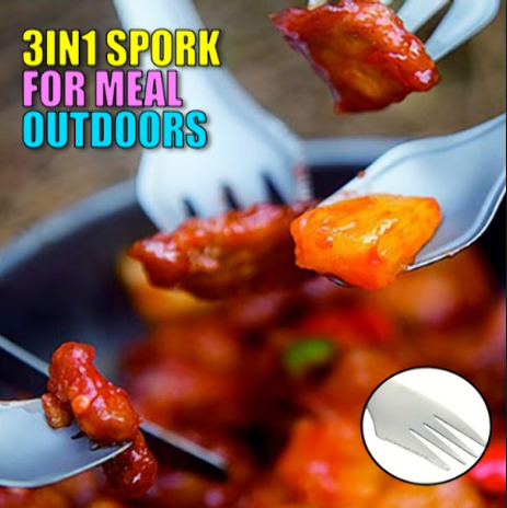 3 in 1 Spork for Outdoor Camping