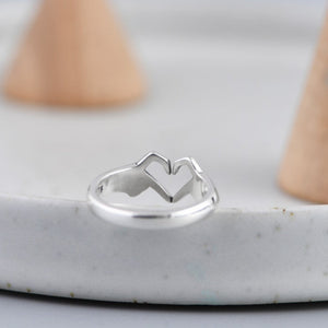 To My Daughter ‘I Love You Forever’ Heart Ring