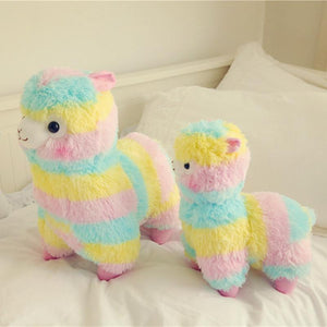 Stuffed Doll - Rainbow Alpaca