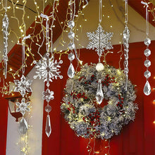 Load image into Gallery viewer, Crystal Christmas Snowflake Ornaments