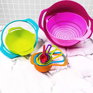 10-piece rainbow bowl